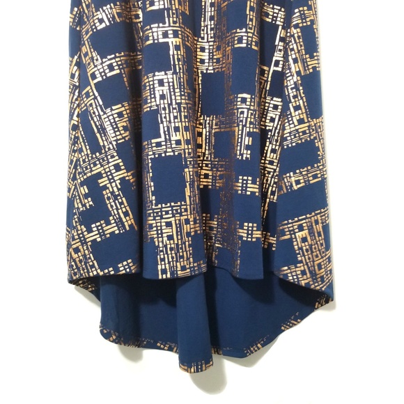 Lularoe NWOT Carly Elegant Collection Metallic - Picture 3 of 8